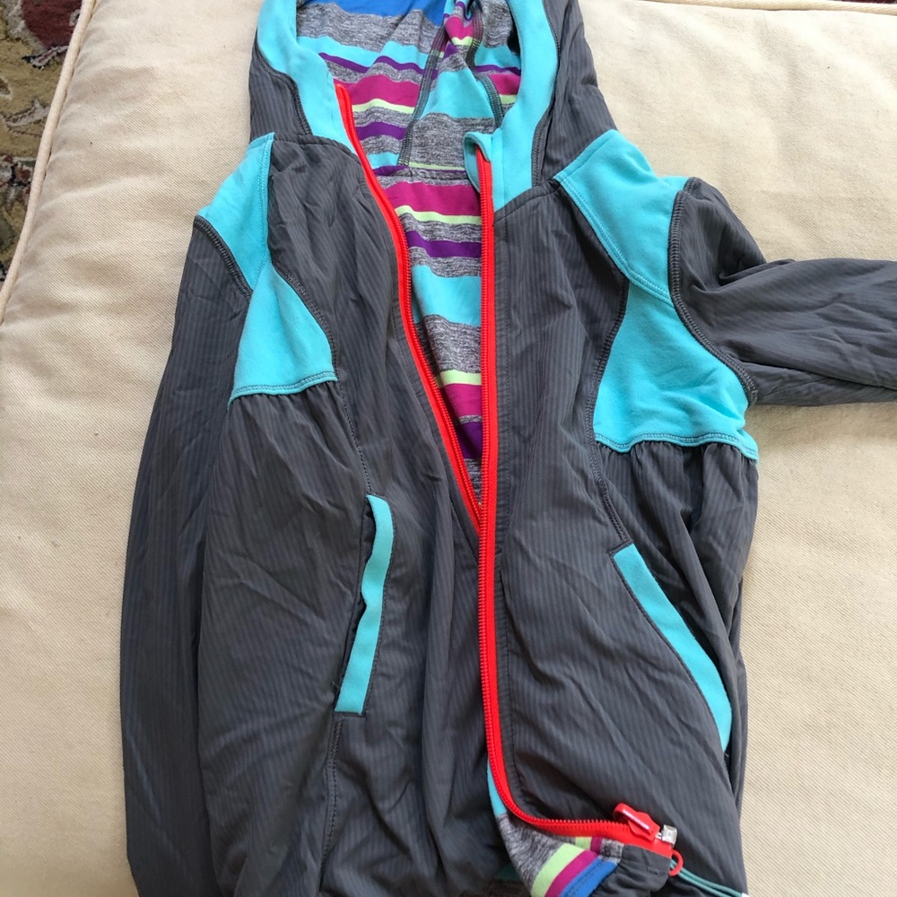Reversible sweat jacket